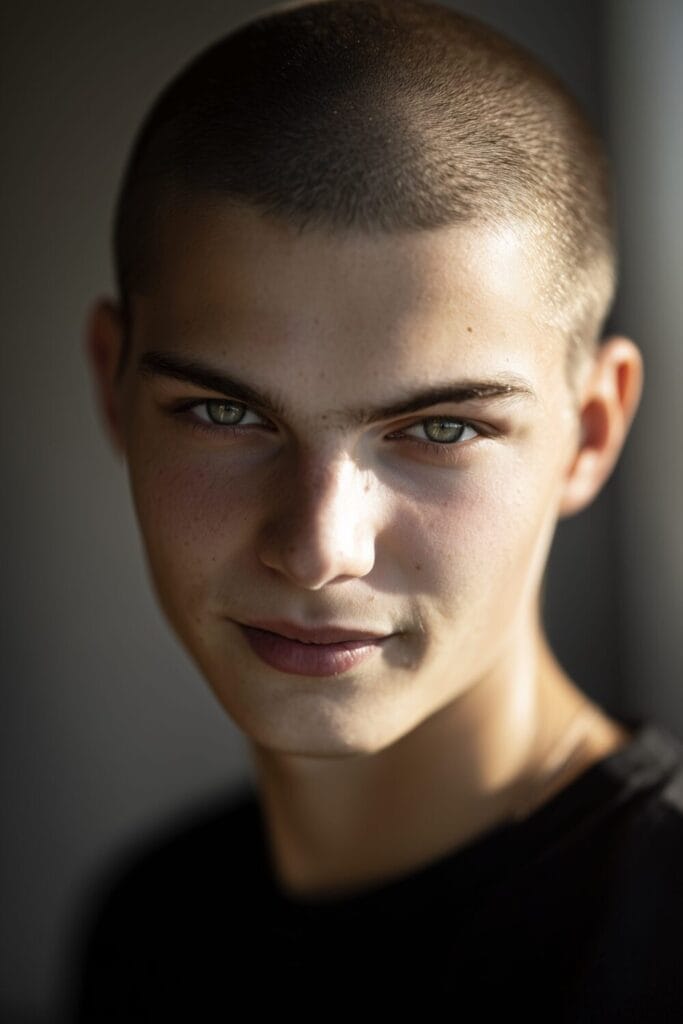 Buzz Cut for Round Faces 5 Best Buzz Cut Styles That Flatter a Round Face Shape