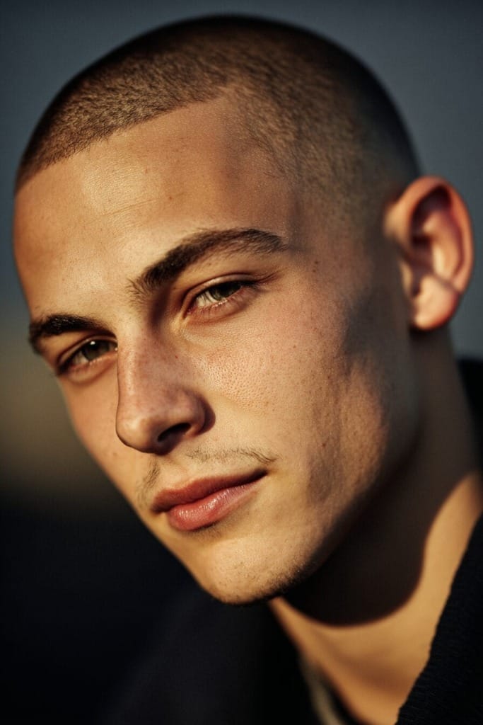 Buzz Cut for Round Faces 6 Best Buzz Cut Styles That Flatter a Round Face Shape