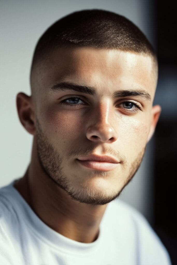 Best Buzz Cut Styles That Flatter a Round Face Shape 4 Buzz Cut withour Clippers at Home 10 Best Buzz Cut Styles That Flatter a Round Face Shape
