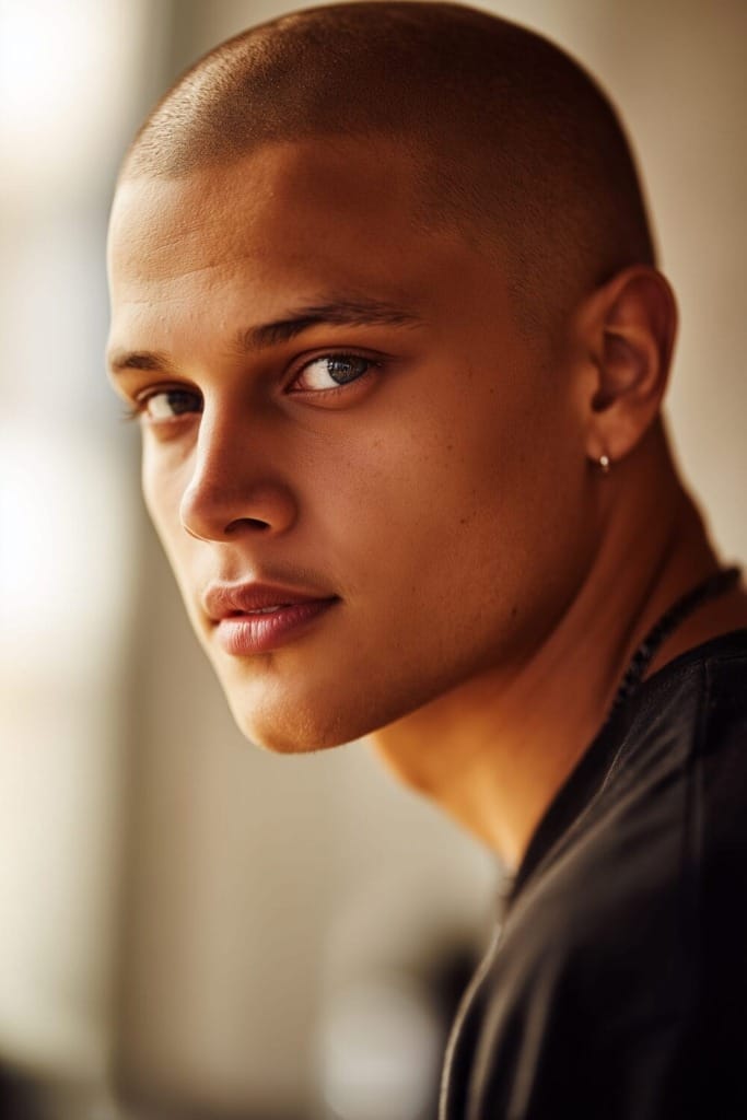 Buzz Cut without Clippers 1 Buzz Cut Growth Stages and Tips for Every Week