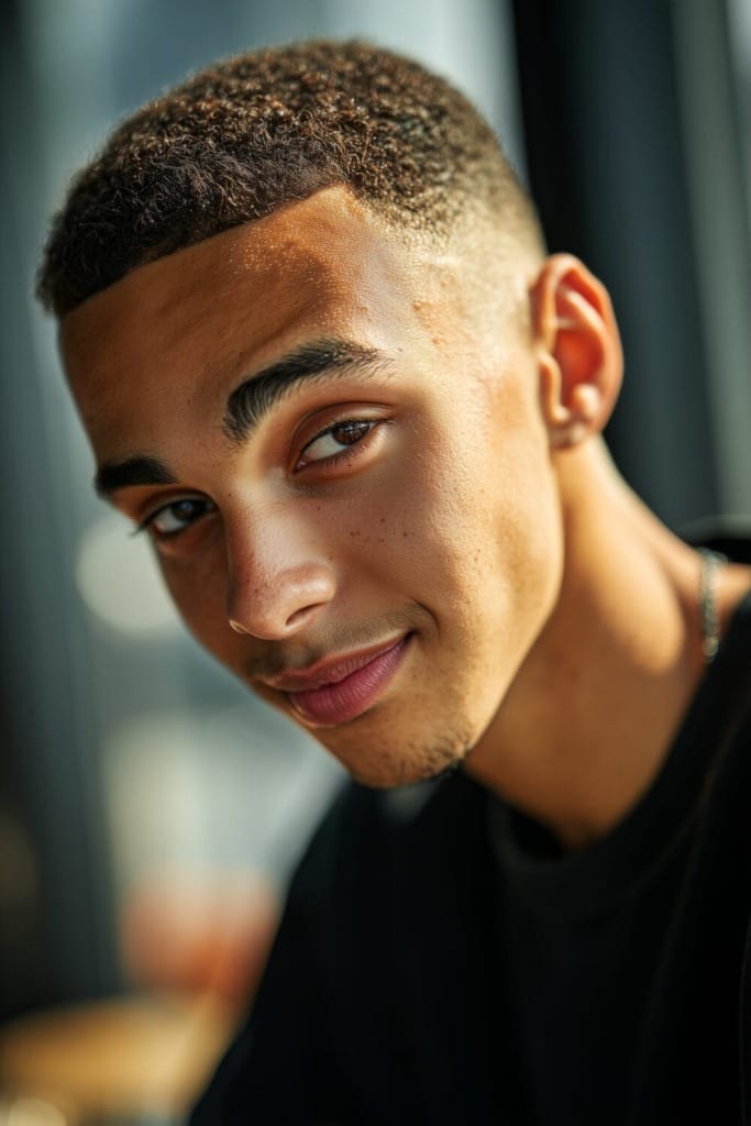 Curly Buzz Cut 1 Buzz Cut Curly Hair: Low-Maintenance Style That Works