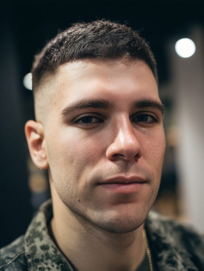 millitray low fade 13 Military Low Fade Haircut Ideas for a Sharp Clean Look